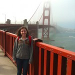 A photo from my first time on the Golden Gate Bridge. Walking across the Bay to Sausalito was one of my favorite SF activities.