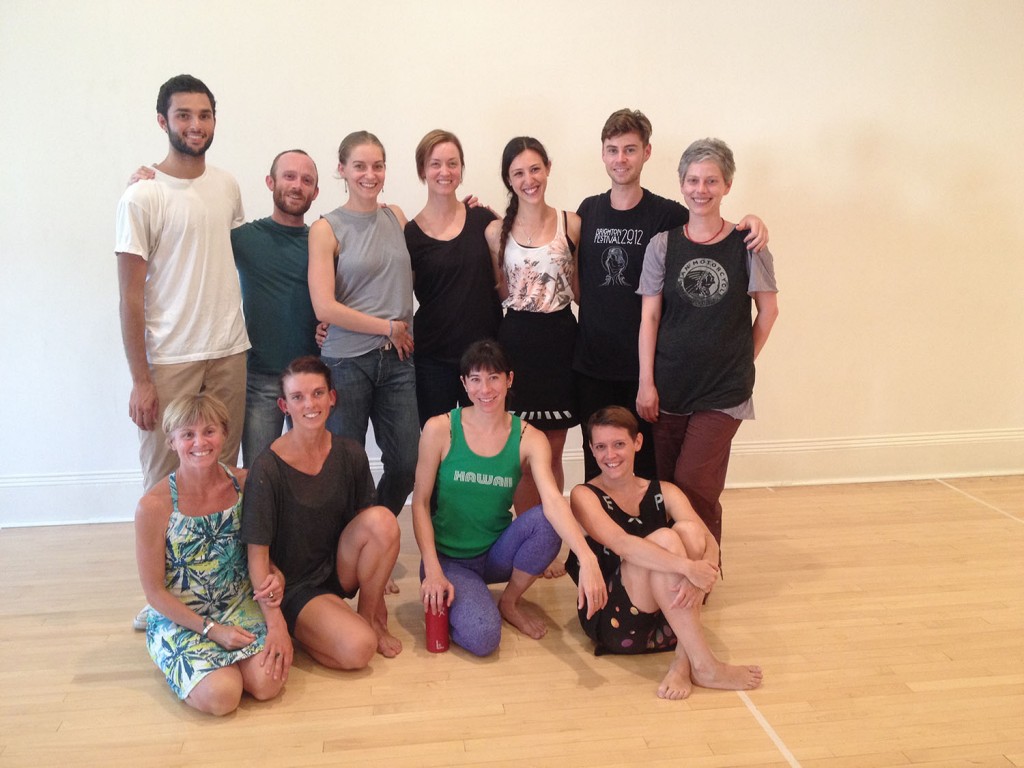 Smiling with Carolyn Lucas, Diane Madden, and the TBDC company members. Thank you for a wonderful summer!